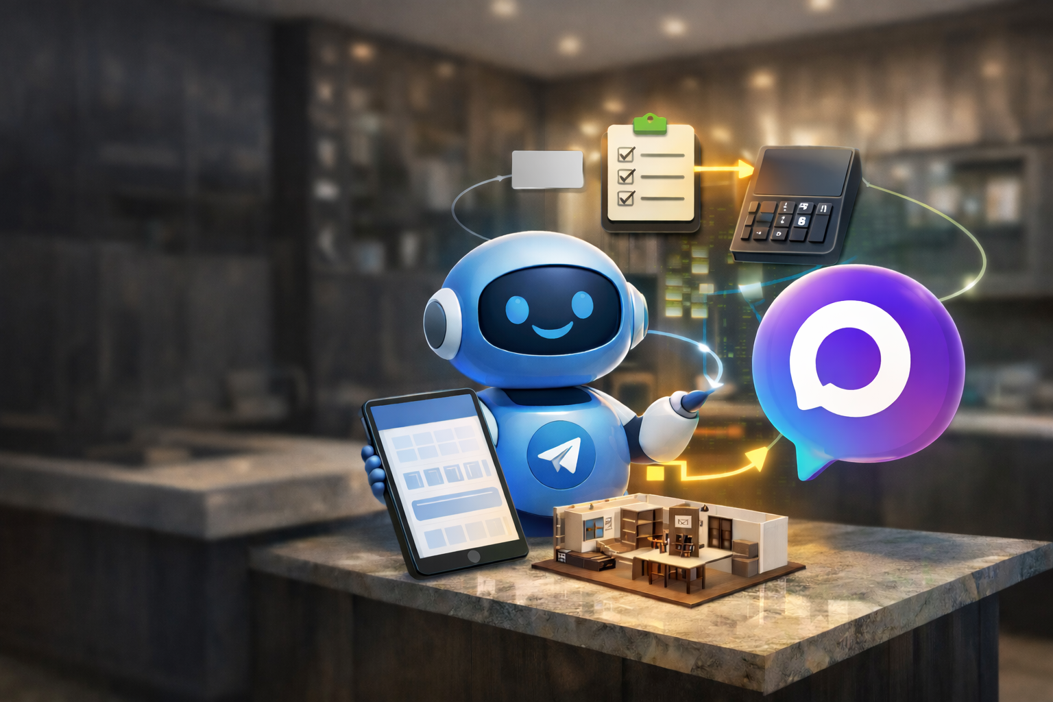 КЕЙС: Разработали ботов для мессенджеров Telegram и Max для премиального бренда кухонь